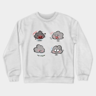 Raincloud Moods 001 Crewneck Sweatshirt